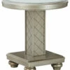 Wholesale 🌟 Ashley Furniture Tables Chevanna - Platinum - Round End Table 😍 1 Ashley Furniture Tables Chevanna - Platinum - Round End Table