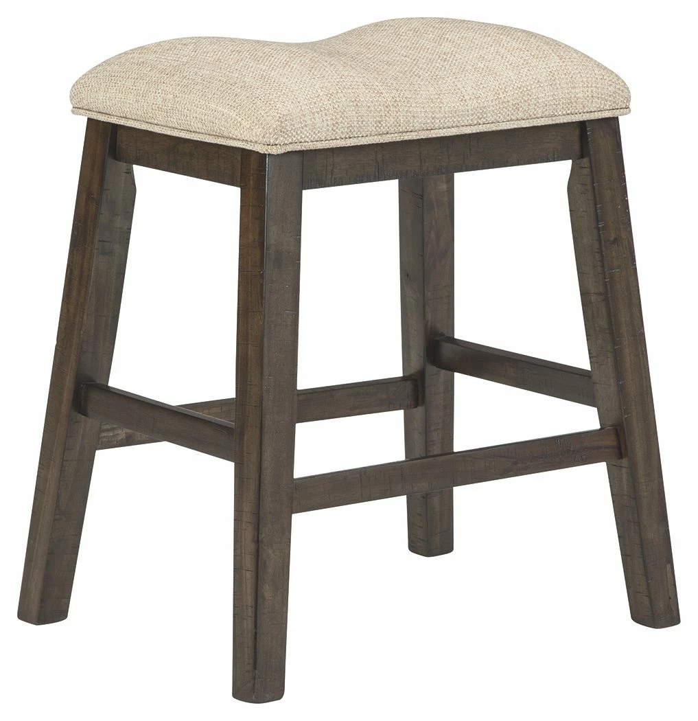 Promo 👏 Ashley Furniture Rokane - Light Brown - Upholstered Stool (2/cn) Stools 🔔 4 Ashley Furniture Rokane - Light Brown - Upholstered Stool (2/cn) Stools