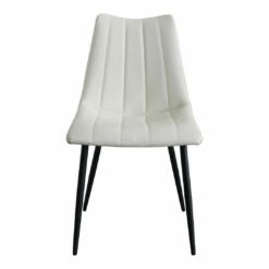 Moe's Home Collection Chairs Alibi Dining Chair Ivory-m2