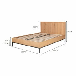Moe's Home Collection Montego Queen Bed Beds