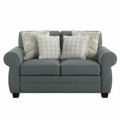 Best deal 😀 Emerald Home Loveseats Royce Complete Loveseat, Slate Blue 🌟 13 Emerald Home Loveseats Royce Complete Loveseat, Slate Blue