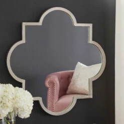 Ashley Furniture Accessories Beaumour - Silver Finish - Accent Mirror