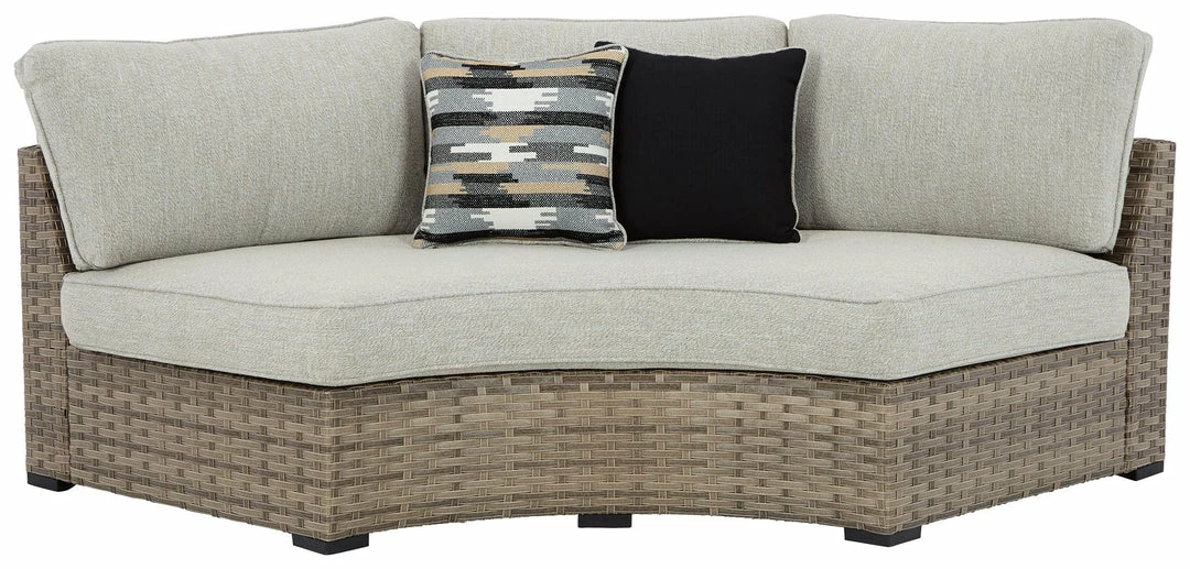 Wholesale ๐ Ashley Furniture Loveseats Calworth - Beige - Curved Loveseat With Cushion ๐ 3 Ashley Furniture Loveseats Calworth - Beige - Curved Loveseat With Cushion