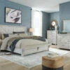 Signature Design By Ashley® Brashland - Best In Class - Dresser, Mirror, Panel Bed With Bench Footboard Bedroom Sets
