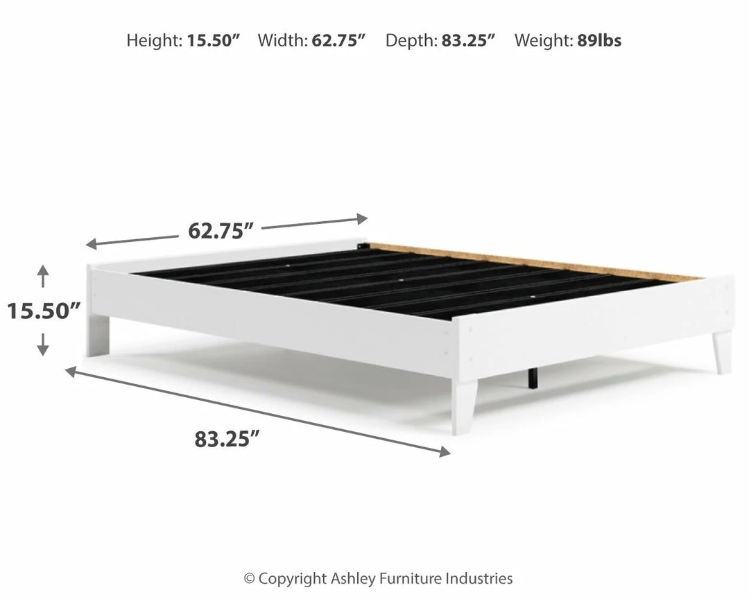 Wholesale ✔️ Ashley Furniture Flannia - Gray - Platform Bed Beds 🤩 21 Ashley Furniture Flannia - Gray - Platform Bed Beds