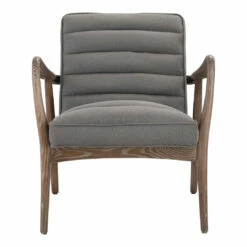 Moe's Home Collection Anderson Arm Chair Ash Grey Chairs
