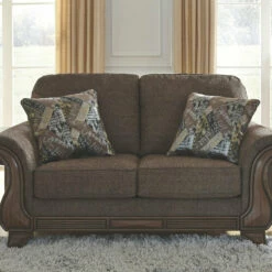 Outlet 👏 Ashley Furniture Loveseats Miltonwood - Teak - Loveseat 👏 17 Ashley Furniture Loveseats Miltonwood - Teak - Loveseat