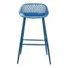 Moe's Home Collection Stools Piazza Outdoor Barstool Blue-m2