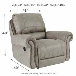 Best reviews of ⭐ Ashley Furniture Olsberg - Steel - Rocker Recliner Reclining Furniture ✔️ 9 Ashley Furniture Olsberg - Steel - Rocker Recliner Reclining Furniture