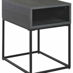 Ashley Furniture Yarlow - Black - Rectangular End Table