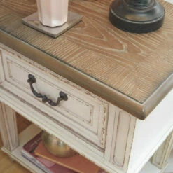 Ashley Furniture Nightstands Realyn - Chipped White - One Drawer Night Stand