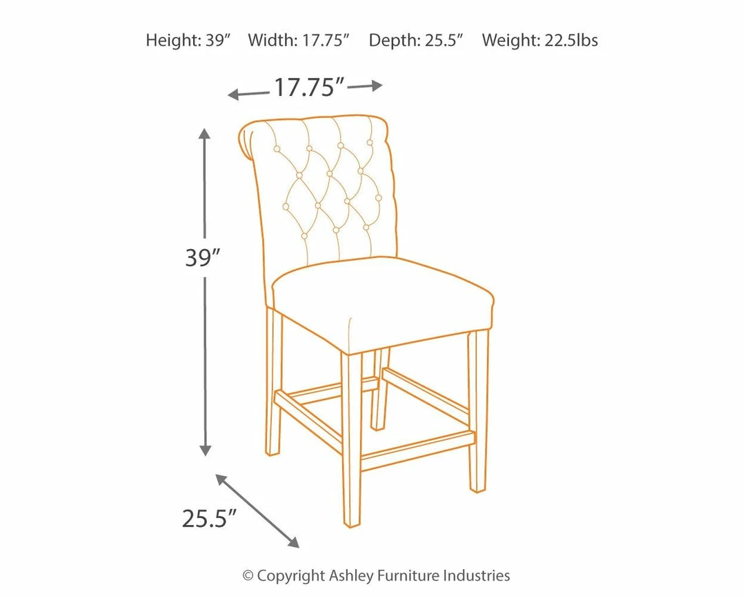 Top 10 ⌛ Ashley Furniture Tripton - Best In Class - Upholstered Barstool (2/CN) 🔥 15 Ashley Furniture Tripton - Best In Class - Upholstered Barstool (2/CN)