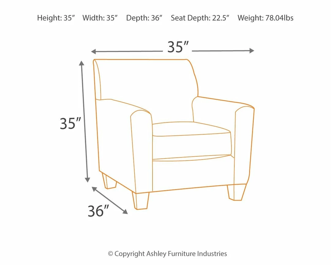 Best Pirce ❤️ Ashley Furniture Creeal - Ink - Accent Chair 🎁 10 Ashley Furniture Creeal - Ink - Accent Chair