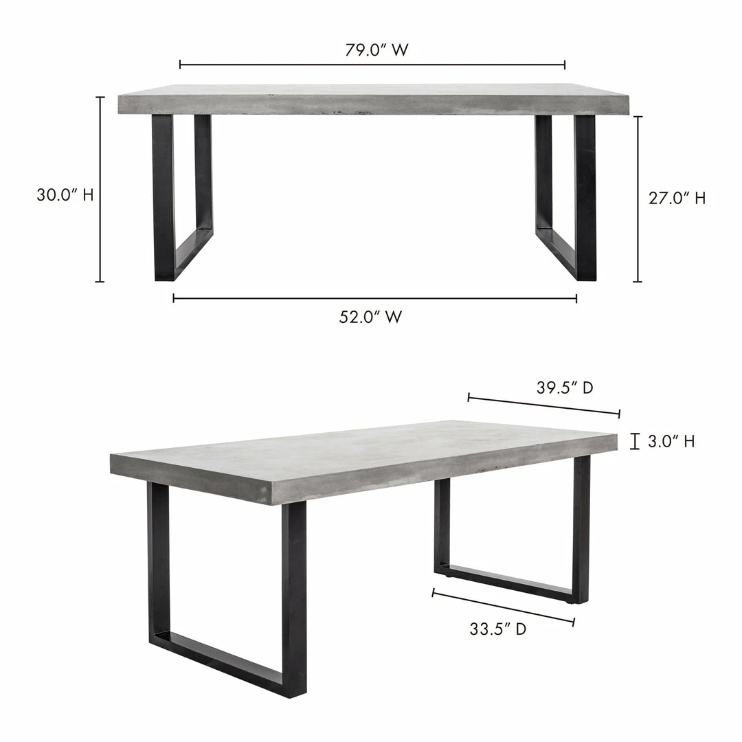 Best reviews of ✔️ Moe's Home Collection Jedrik Outdoor Dining Table Large Tables 🤩 9 Moe's Home Collection Jedrik Outdoor Dining Table Large Tables