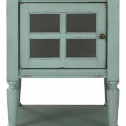 Ashley Furniture Cabinets Mirimyn - Teal/brown - Accent Cabinet
