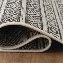 Cheap 💯 Ashley Furniture Accessories Brinoy - Black/white - Large Rug ❤️ 9 Ashley Furniture Accessories Brinoy - Black/white - Large Rug