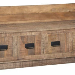 Ashley Furniture Benches Garrettville - Brown - Storage Bench