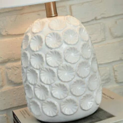 Ashley Furniture Moorbank - White - Ceramic Table Lamp (1/cn) Accessories