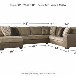 Benchcraft® Sectionals Abalone - Sectional With Chaise