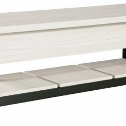 Signature Design By Ashleyยฎ Benches Rhyson - White - Storage Bench