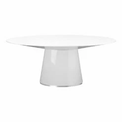 Moe's Home Collection Tables Otago Oval Dining Table White