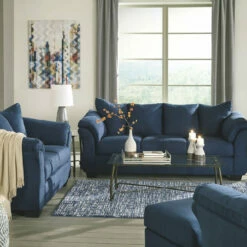 Ashley Furniture Darcy - Loveseat Contemporary - Stationary Loveseats