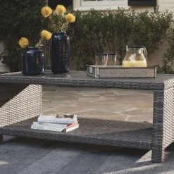 Ashley Furniture Salem - Gray - Rectangular Cocktail Table
