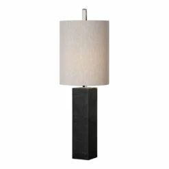 Accessories Uttermost Delaney Marble Column Accent Lamp