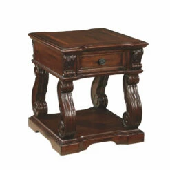Discount 🌟 Ashley Furniture Alymere - Rustic Brown - Square End Table Tables ❤️ 27 Ashley Furniture Alymere - Rustic Brown - Square End Table Tables