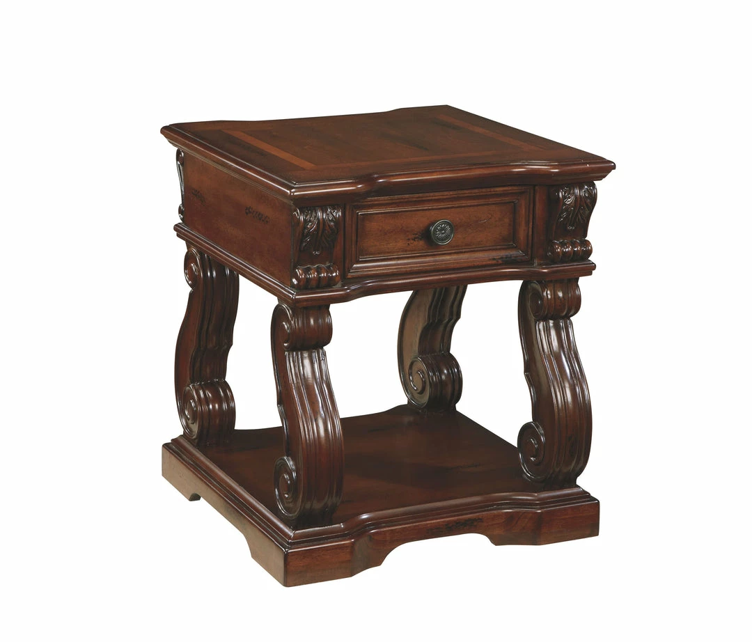 Discount 🌟 Ashley Furniture Alymere - Rustic Brown - Square End Table Tables ❤️ 15 Ashley Furniture Alymere - Rustic Brown - Square End Table Tables