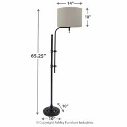 Coupon ๐ Ashley Furniture Anemoon - Black - Metal Floor Lamp (1/cn) Accessories ๐ 7 Ashley Furniture Anemoon - Black - Metal Floor Lamp (1/cn) Accessories