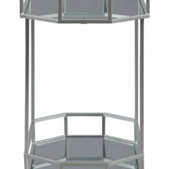 Ashley Furniture Kadinburg - Silver Finish - Bar Cart