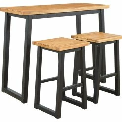 Ashley Furniture Outdoor Sets Town - Brown/black - Counter Table Set (3/cn)