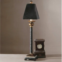 Accessories Uttermost Bellcord Black Buffet Lamp