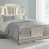 Signature Design By Ashley® Chevanna - Platinum - Queen Upholstered Panel Bed Beds