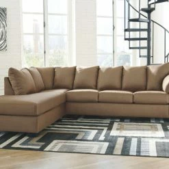 Signature Design By Ashley® Sectionals Darcy - Left Arm Facing Corner Chaise, Right Arm Facing Sofa Sectional