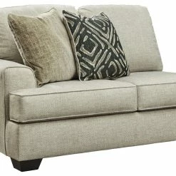 Benchcraft® Sectionals Wellhaven - Linen - Left Arm Facing Loveseat 2 Pc Sectional