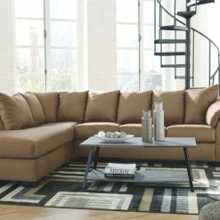 Signature Design By Ashley® Sectionals Darcy - Left Arm Facing Corner Chaise, Right Arm Facing Sofa Sectional