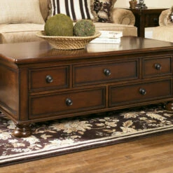 Top 10 👏 Ashley Furniture Porter - Rustic Brown - Rectangular Cocktail Table ✨ 22 Ashley Furniture Porter - Rustic Brown - Rectangular Cocktail Table