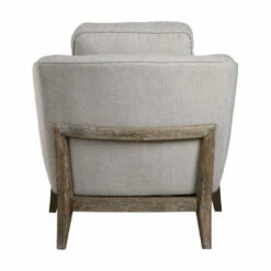 Uttermost Varner Beige Linen Accent Chair