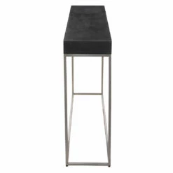 Uttermost Jase Black Concrete Console Table Tables