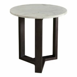 Moe's Home Collection Jinxx Side Table Charcoal Grey Tables