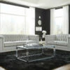Signature Design By Ashley® Living Room Sets Josanna - Gray - 3 Pc. - Sofa, Loveseat, Chair