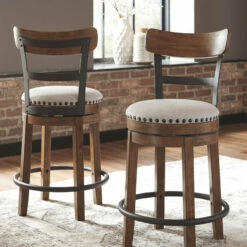 Ashley Furniture Stools Valebeck - Ultimate Best In Class UPH Swivel Barstool (1/CN)