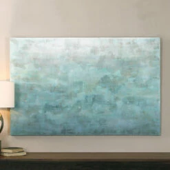 Accessories Uttermost Frosted Landscape Modern Art