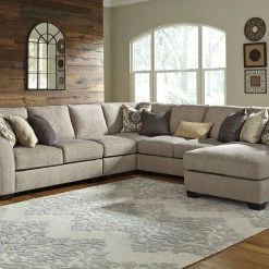 Benchcraft® Sectionals Pantomine - Driftwood - Laf Loveseat, Armless Chair, Wedge, Armless Loveseat, Raf Corner Chaise Sectional