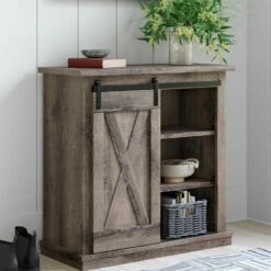 Ashley Furniture Arlenbury - Antique Accent Cabinet Cabinets