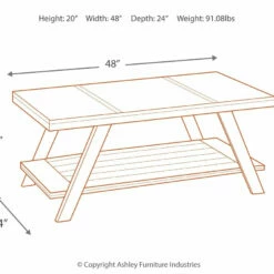 Ashley Furniture Tables Bellenteen - Brown/silver - Occasional Table Set (3/cn)