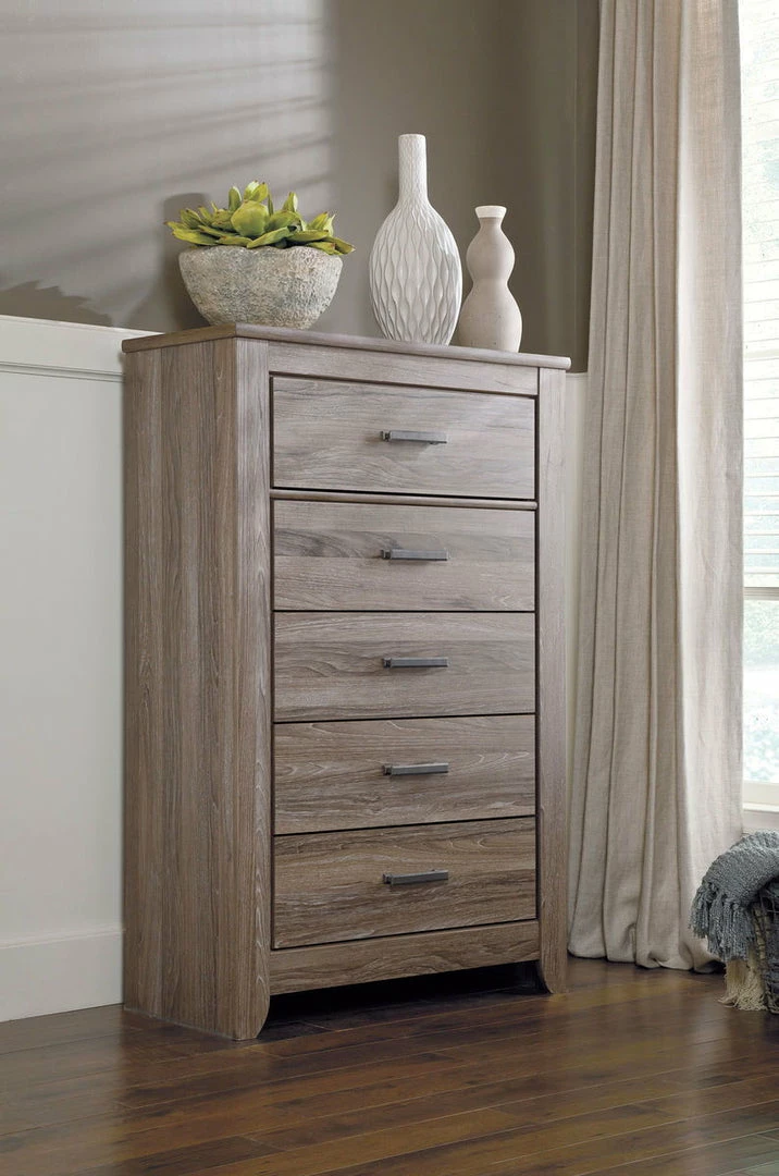 New 👏 Signature Design By Ashley® Zelen - Warm Gray - 👗 Dresser, Mirror, / Panel Headboard 🎁 4 Signature Design By Ashley® Zelen - Warm Gray - Dresser, Mirror, / Panel Headboard