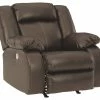 Ashley Furniture Reclining Furniture Denoron - High Style - Power Rocker Recliner